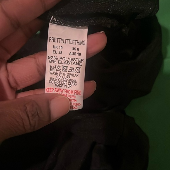 PrettyLittleThing Elegant Black Tube Swimsuit size 6 - Picture 7 of 8